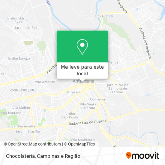 Chocolateria mapa