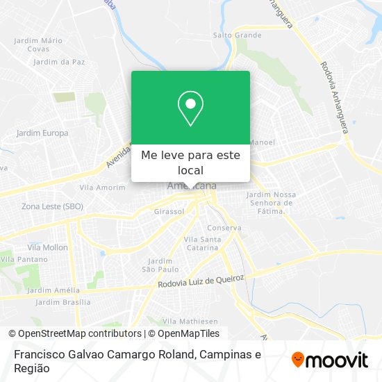 Francisco Galvao Camargo Roland mapa