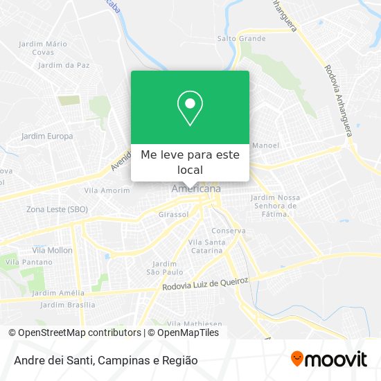 Andre dei Santi mapa