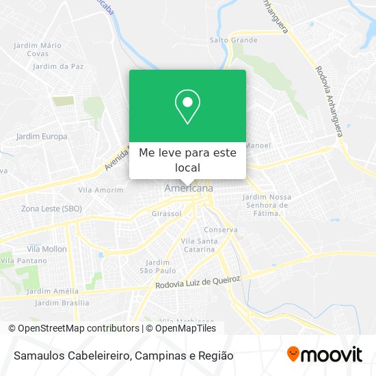 Samaulos Cabeleireiro mapa