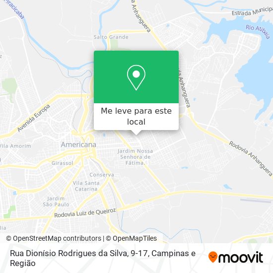 Rua Dionísio Rodrigues da Silva, 9-17 mapa