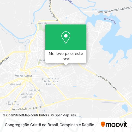 Congregação Cristã no Brasil mapa