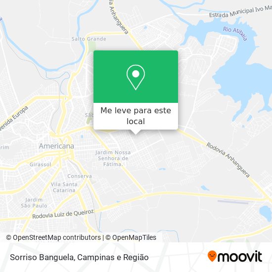 Sorriso Banguela mapa