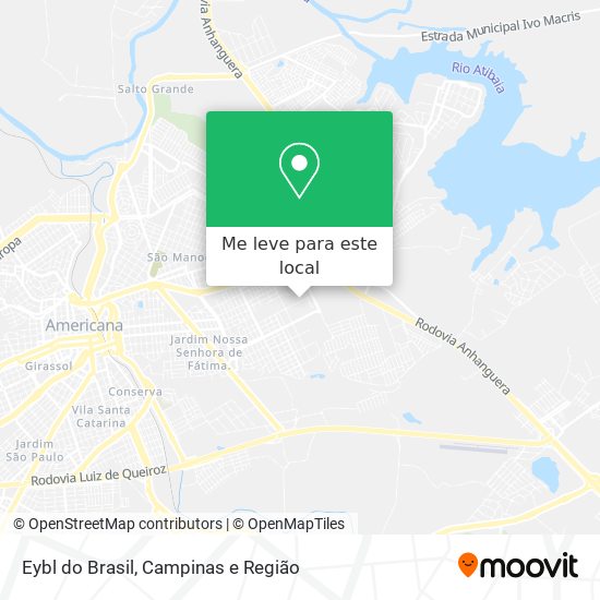 Eybl do Brasil mapa