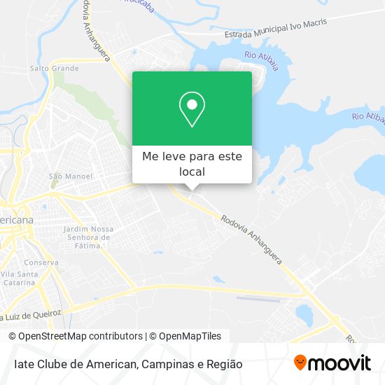 Iate Clube de American mapa