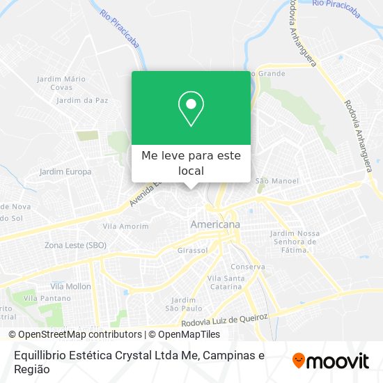 Equillibrio Estética Crystal Ltda Me mapa