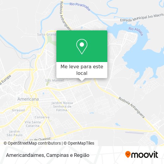 Americandaimes mapa