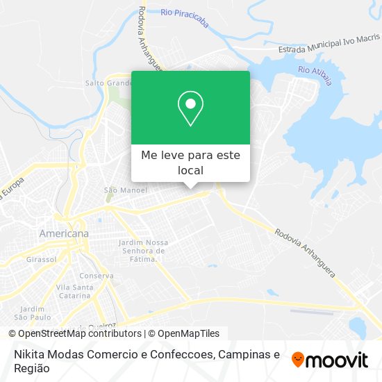 Nikita Modas Comercio e Confeccoes mapa