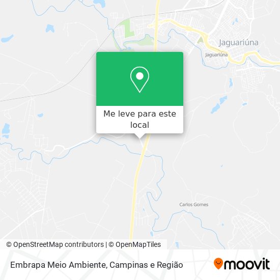 Embrapa Meio Ambiente mapa