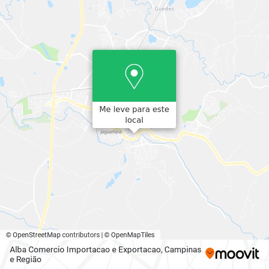 Alba Comercio Importacao e Exportacao mapa