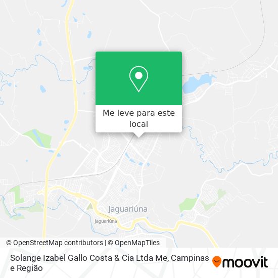 Solange Izabel Gallo Costa & Cia Ltda Me mapa