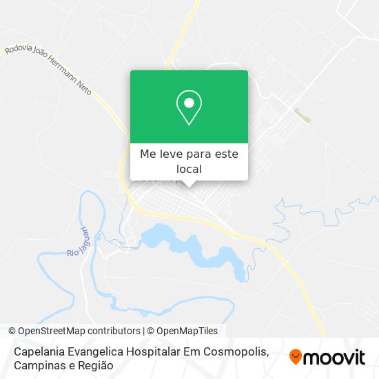 Capelania Evangelica Hospitalar Em Cosmopolis mapa