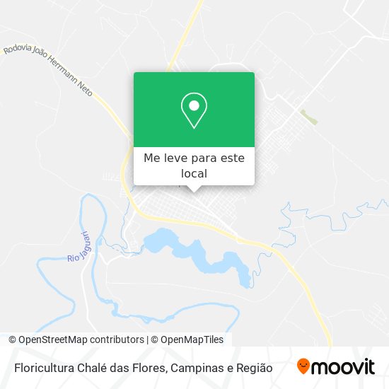Floricultura Chalé das Flores mapa