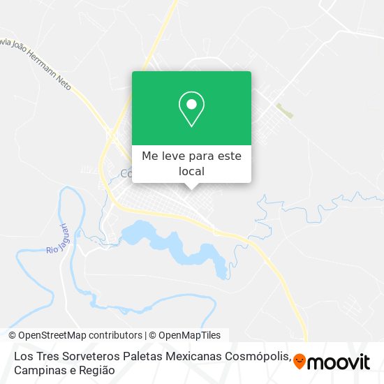 Los Tres Sorveteros Paletas Mexicanas Cosmópolis mapa