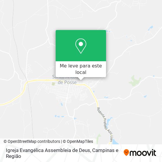 Igreja Evangélica Assembleia de Deus mapa