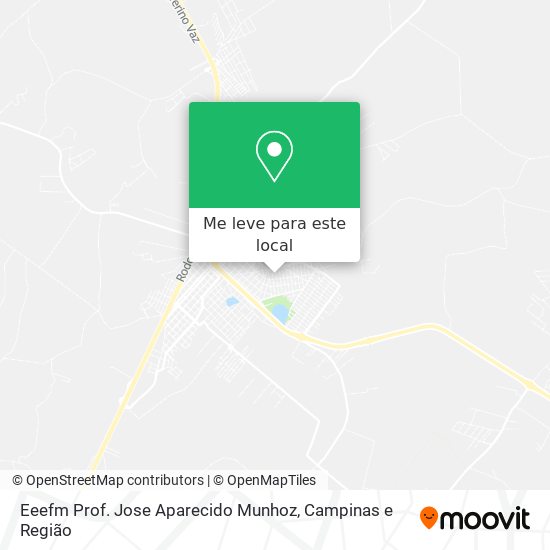 Eeefm Prof. Jose Aparecido Munhoz mapa