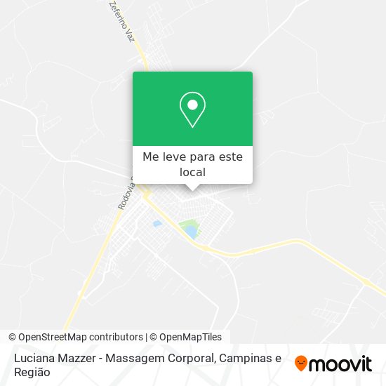 Luciana Mazzer - Massagem Corporal mapa