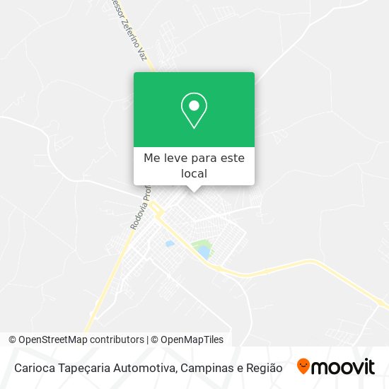 Carioca Tapeçaria Automotiva mapa