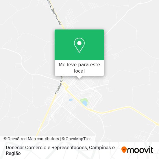 Donecar Comercio e Representacoes mapa