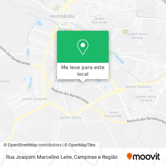 Rua Joaquim Marcelino Leite mapa