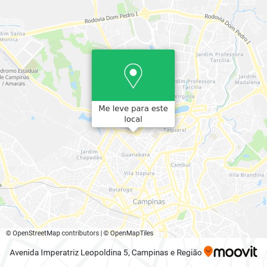 Avenida Imperatriz Leopoldina 5 mapa