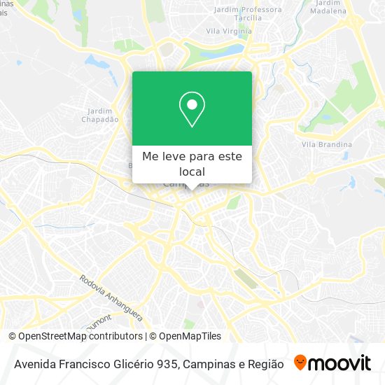 Avenida Francisco Glicério 935 mapa
