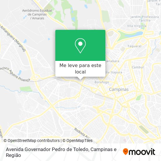 Avenida Governador Pedro de Toledo mapa