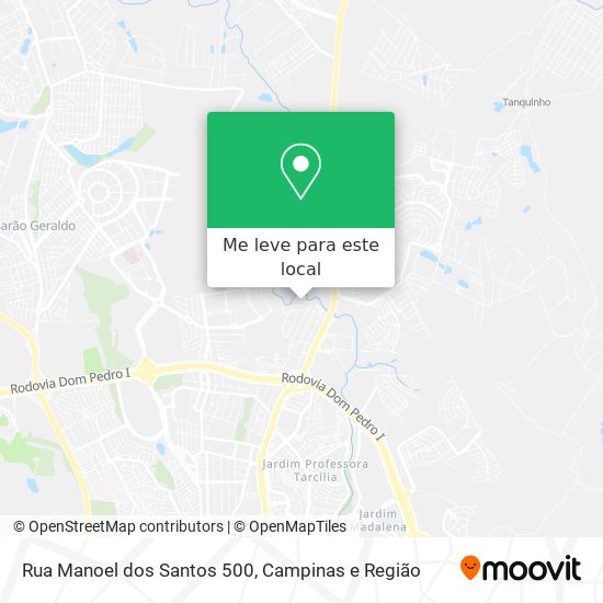 Rua Manoel dos Santos 500 mapa