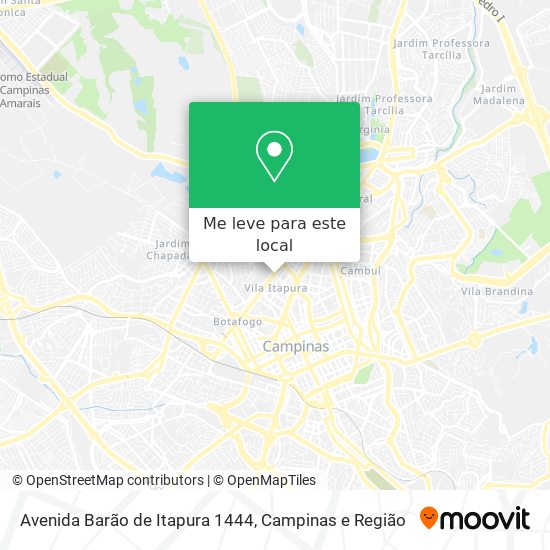 Avenida Barão de Itapura 1444 mapa