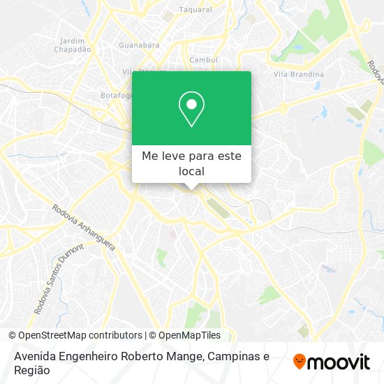 Avenida Engenheiro Roberto Mange mapa