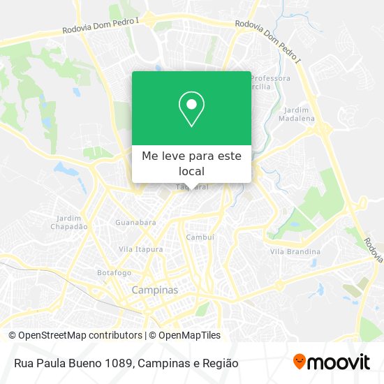 Rua Paula Bueno 1089 mapa