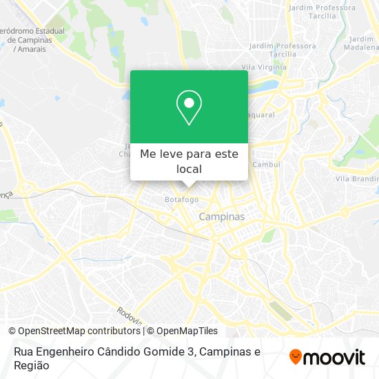 Rua Engenheiro Cândido Gomide 3 mapa