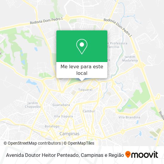 Avenida Doutor Heitor Penteado mapa