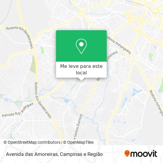 Avenida das Amoreiras mapa