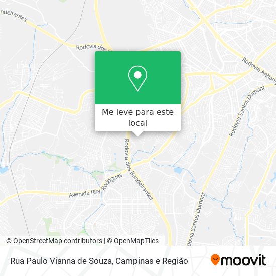 Rua Paulo Vianna de Souza mapa