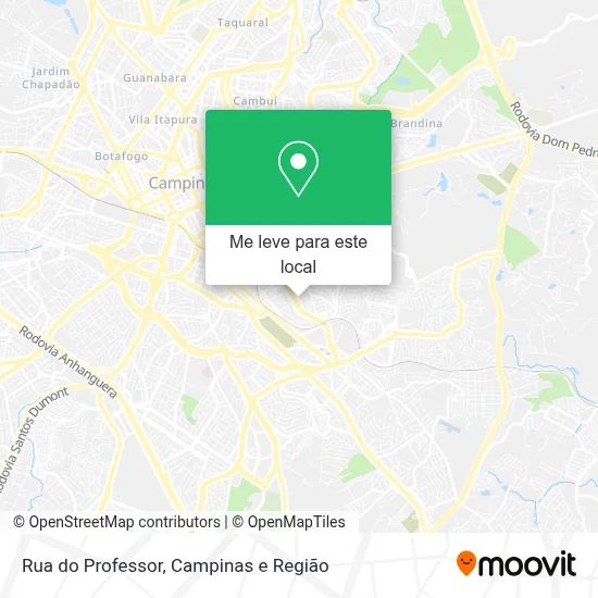 Rua do Professor mapa