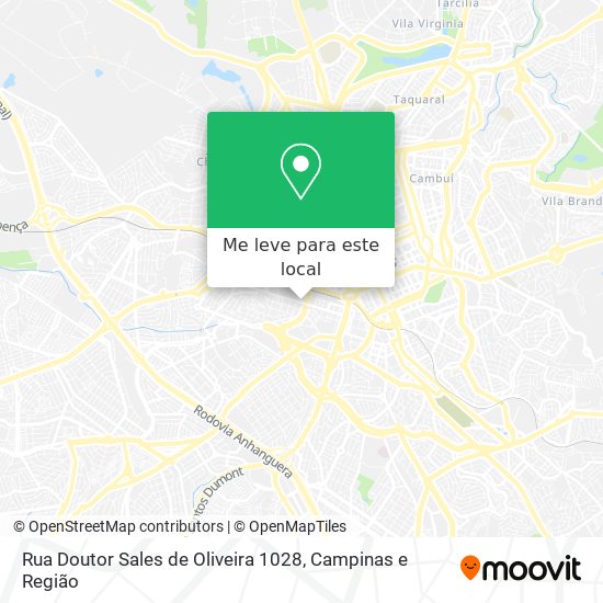 Rua Doutor Sales de Oliveira 1028 mapa