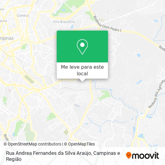Rua Andrea Fernandes da Silva Araújo mapa