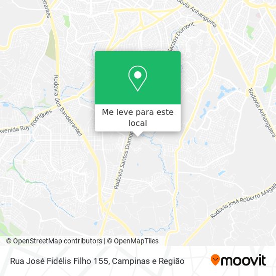 Rua José Fidélis Filho 155 mapa