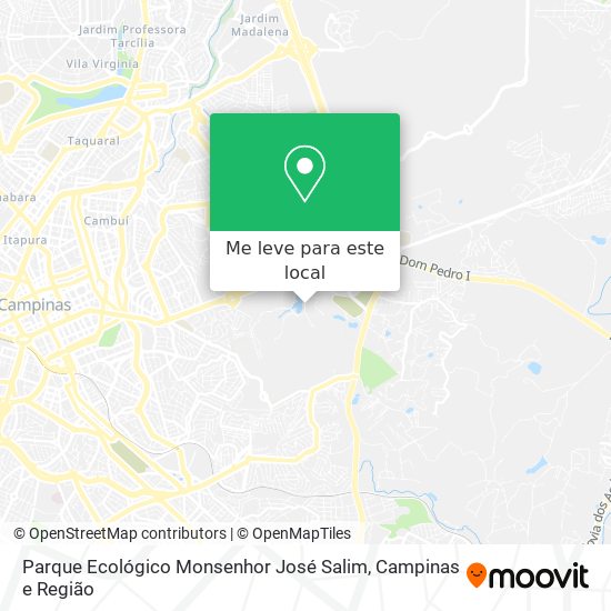 Parque Ecológico Monsenhor José Salim mapa