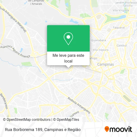 Rua Borborema 189 mapa