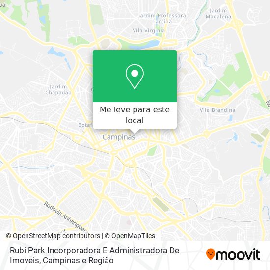 Rubi Park Incorporadora E Administradora De Imoveis mapa