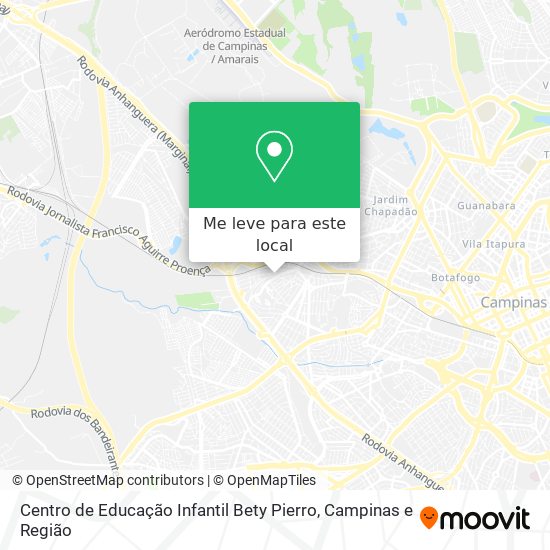 Centro de Educação Infantil Bety Pierro mapa