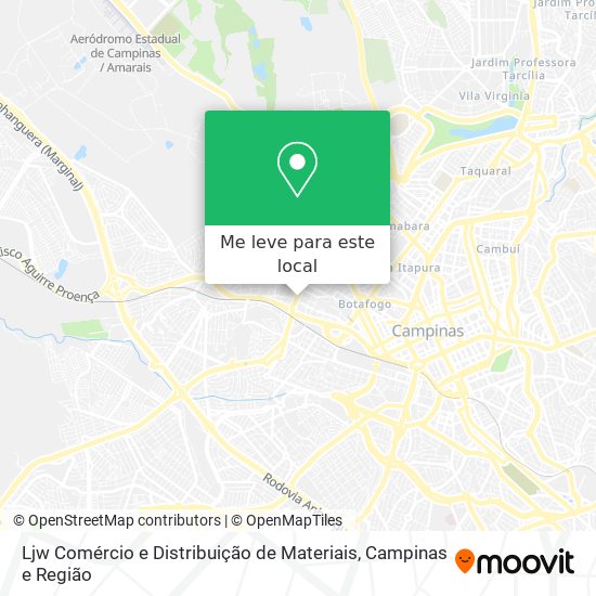 Ljw Comércio e Distribuição de Materiais mapa