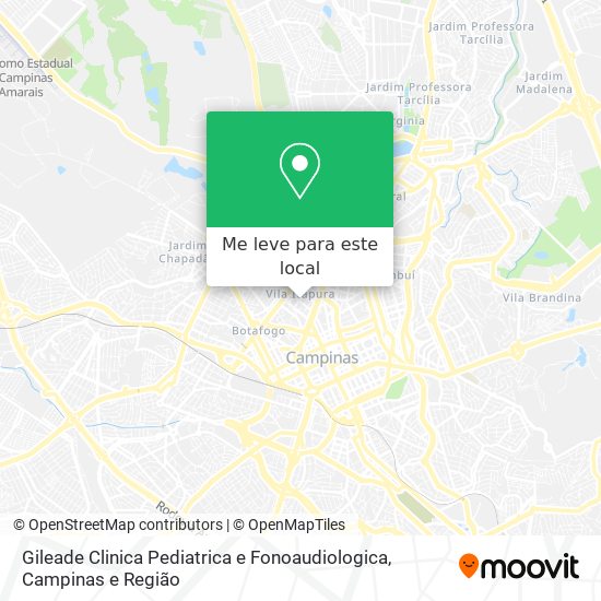 Gileade Clinica Pediatrica e Fonoaudiologica mapa