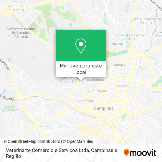 Veterinarte Comércio e Serviços Ltda mapa