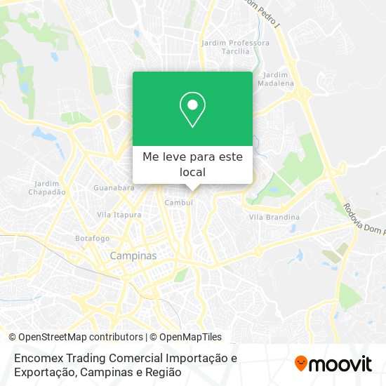 Encomex Trading Comercial Importação e Exportação mapa