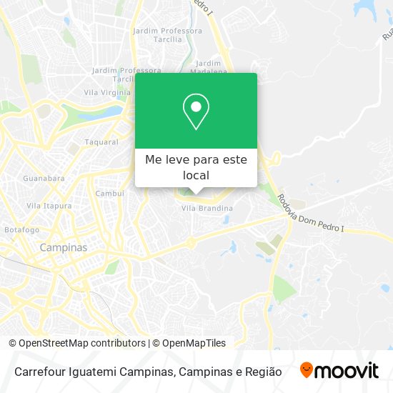 Carrefour Iguatemi Campinas mapa