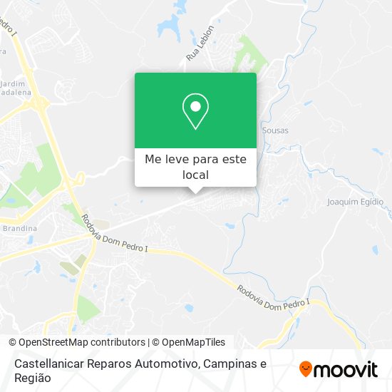 Castellanicar Reparos Automotivo mapa