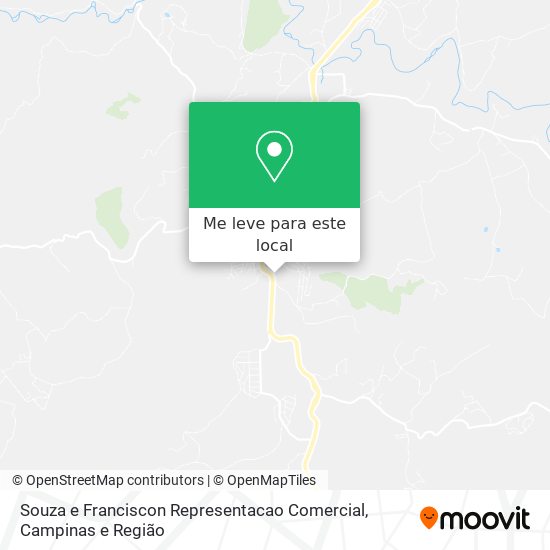 Souza e Franciscon Representacao Comercial mapa